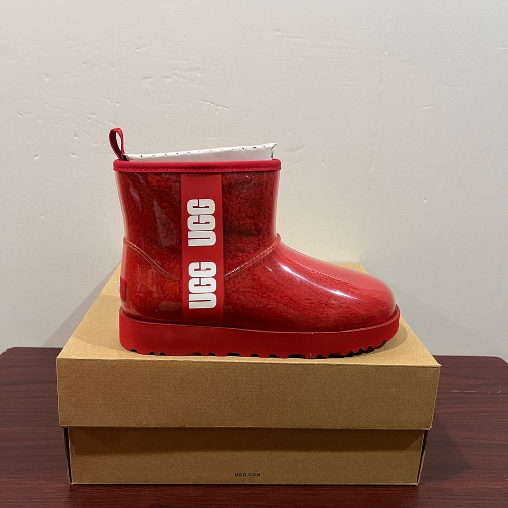 Ugg, Women, Classic Clear Mini, 1113190, Samba Red